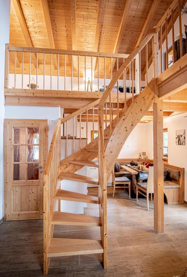 Hirsch Chalet #Sauna Lechbruck Exterior photo
